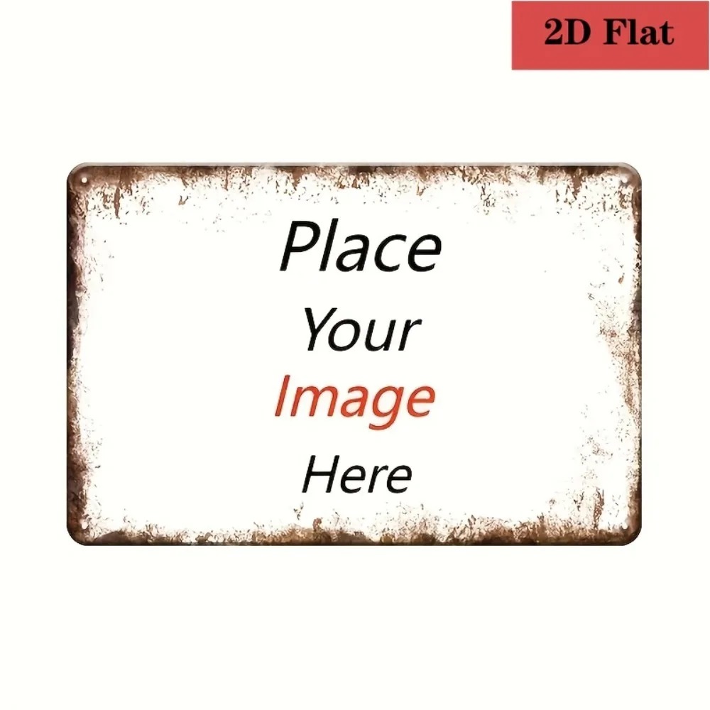 Home Bar Cafe - 8×12 inch aanpasbare metalen plaquette gepersonaliseerde