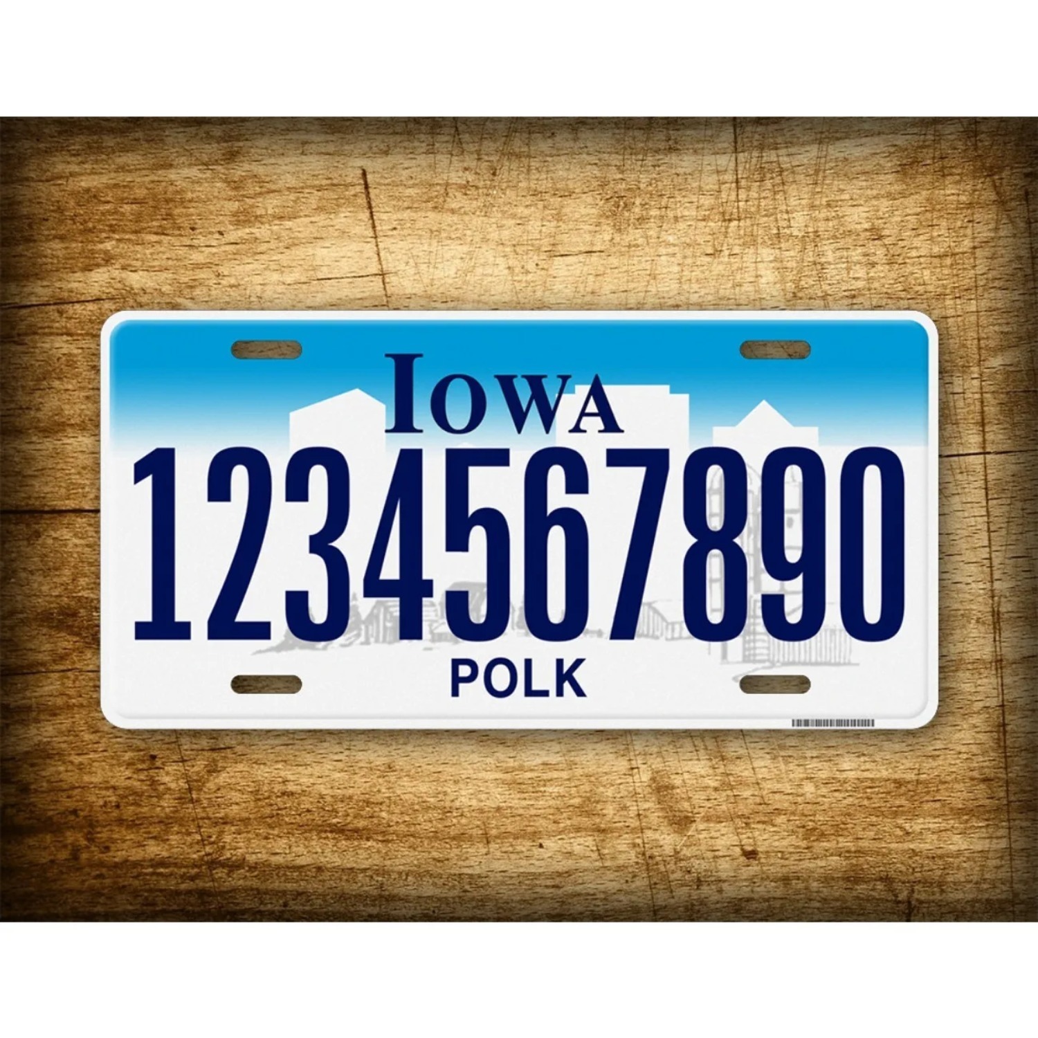 Home Bar Signs - Gepersonaliseerde Iowa Vintage Metalen Bord Decoratieve