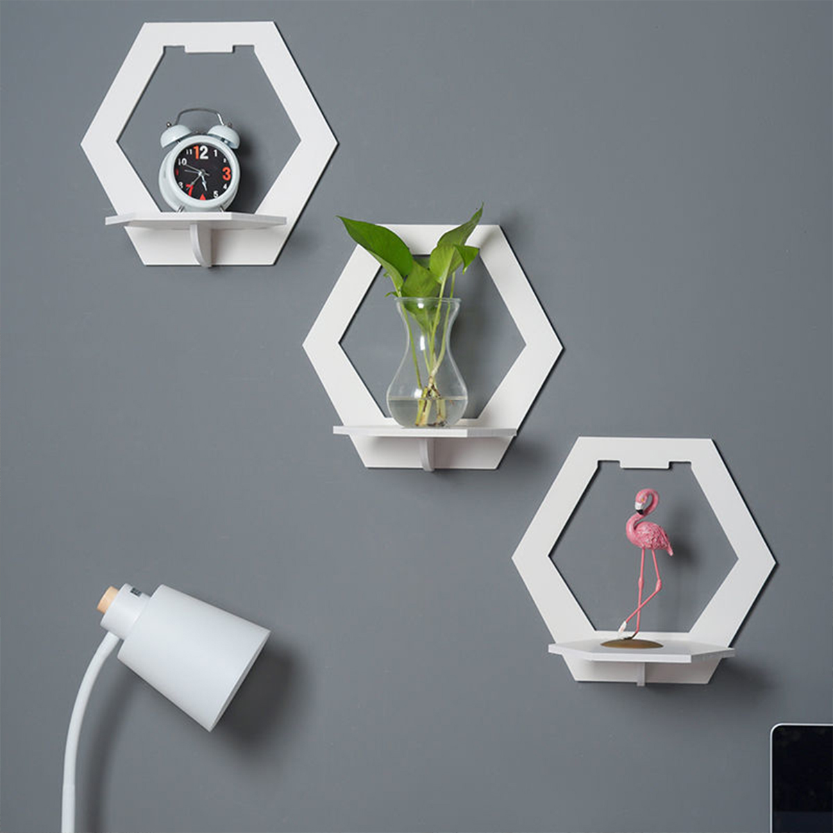 Home Bar Shelf - 3 Stuks Muur Organisator Wandplank Set