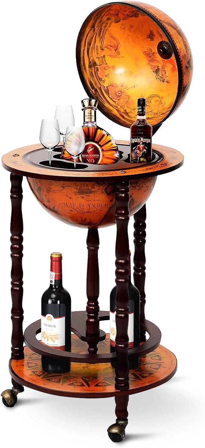 Home Bar Shelves - Globe Bar Cart Liquor Bar Kast