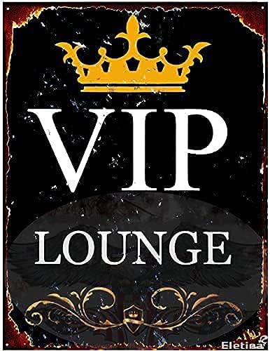 Home Bar Lounge - Metal tinnen bord decoratie VIP Lounge