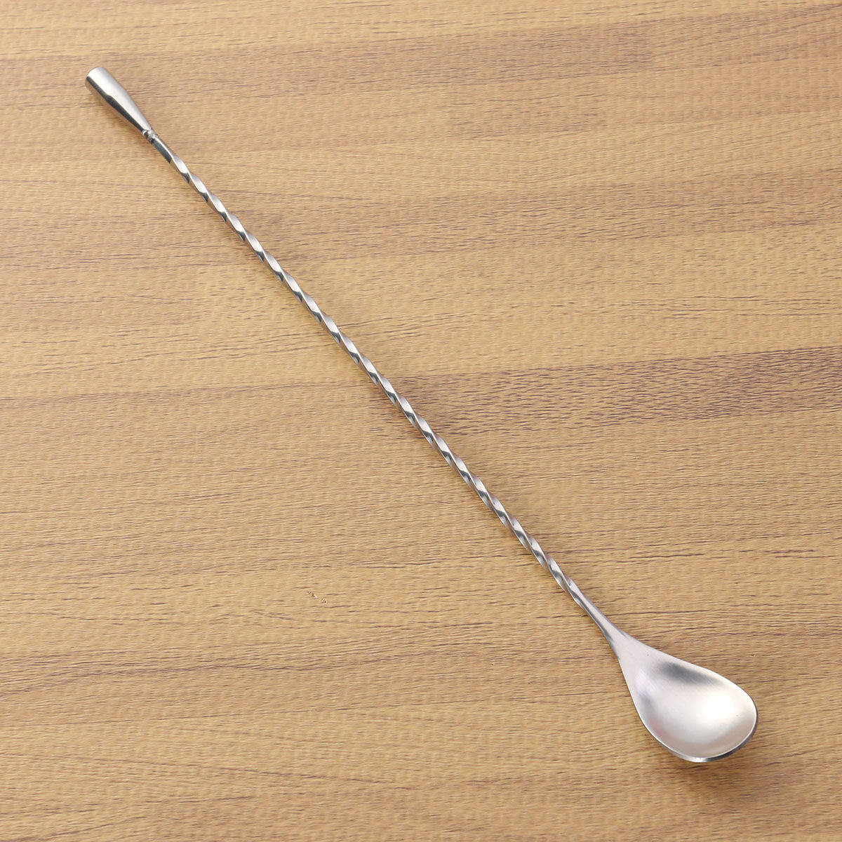 Bar Spoon Twisted - 304 roestvrijstalen cocktailprikkertje met schroefdraad, gedraaide