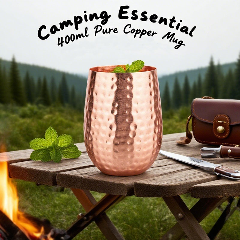 Mule Copper Mug - 100% koperen Moscow Mule mok, duurzame