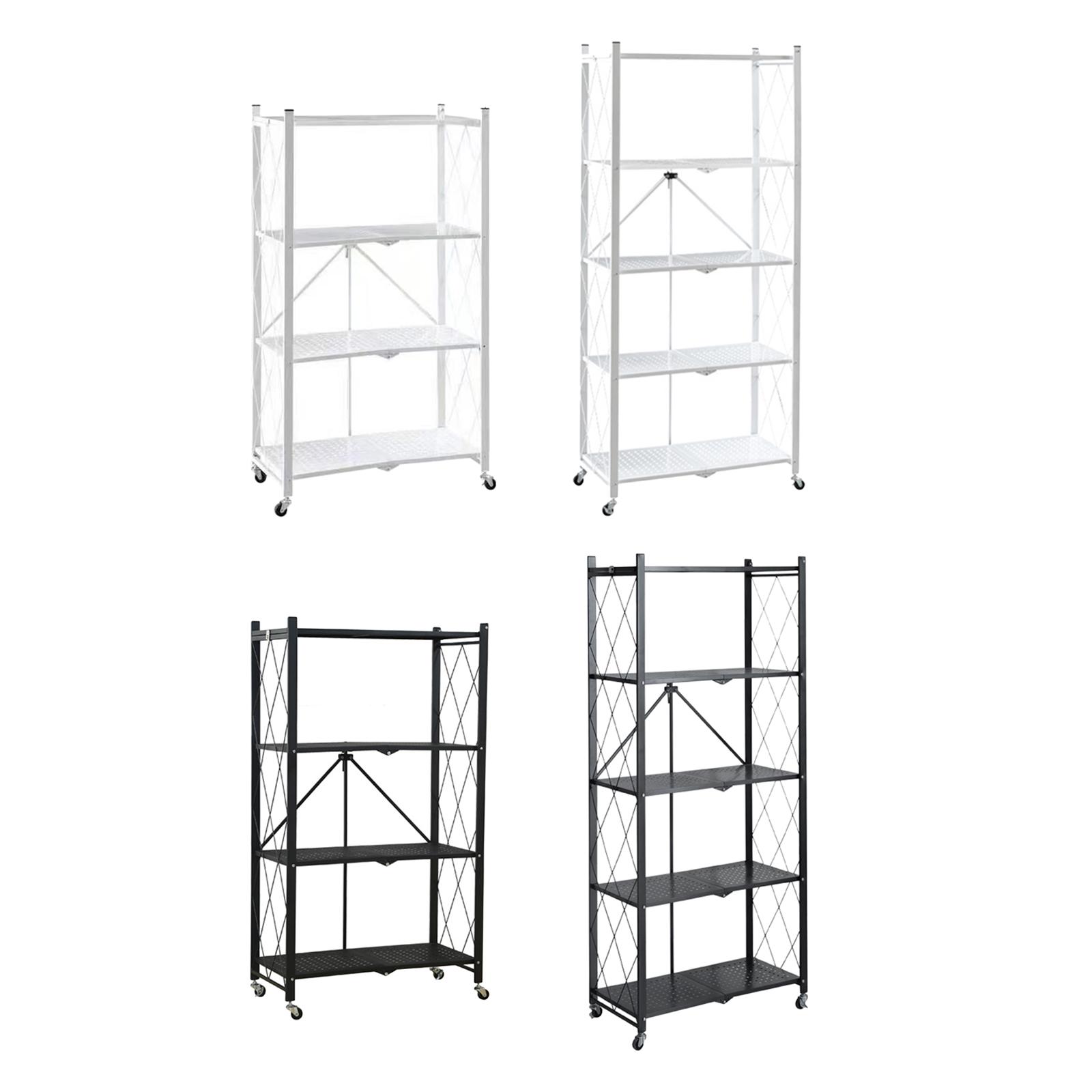 Home Bar Shelves - Vouwbare boekenplank boekenkast hoekplank opbergwagen vrijstaande