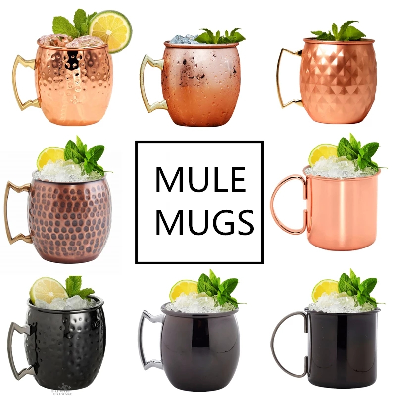 Mule Copper Mug - 1 stuks 550ml Moskou Mule Koperen