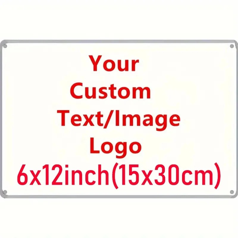 Home Bar Signs - [2D Plat] 6×12 inch 15×30cm Gepersonaliseerde