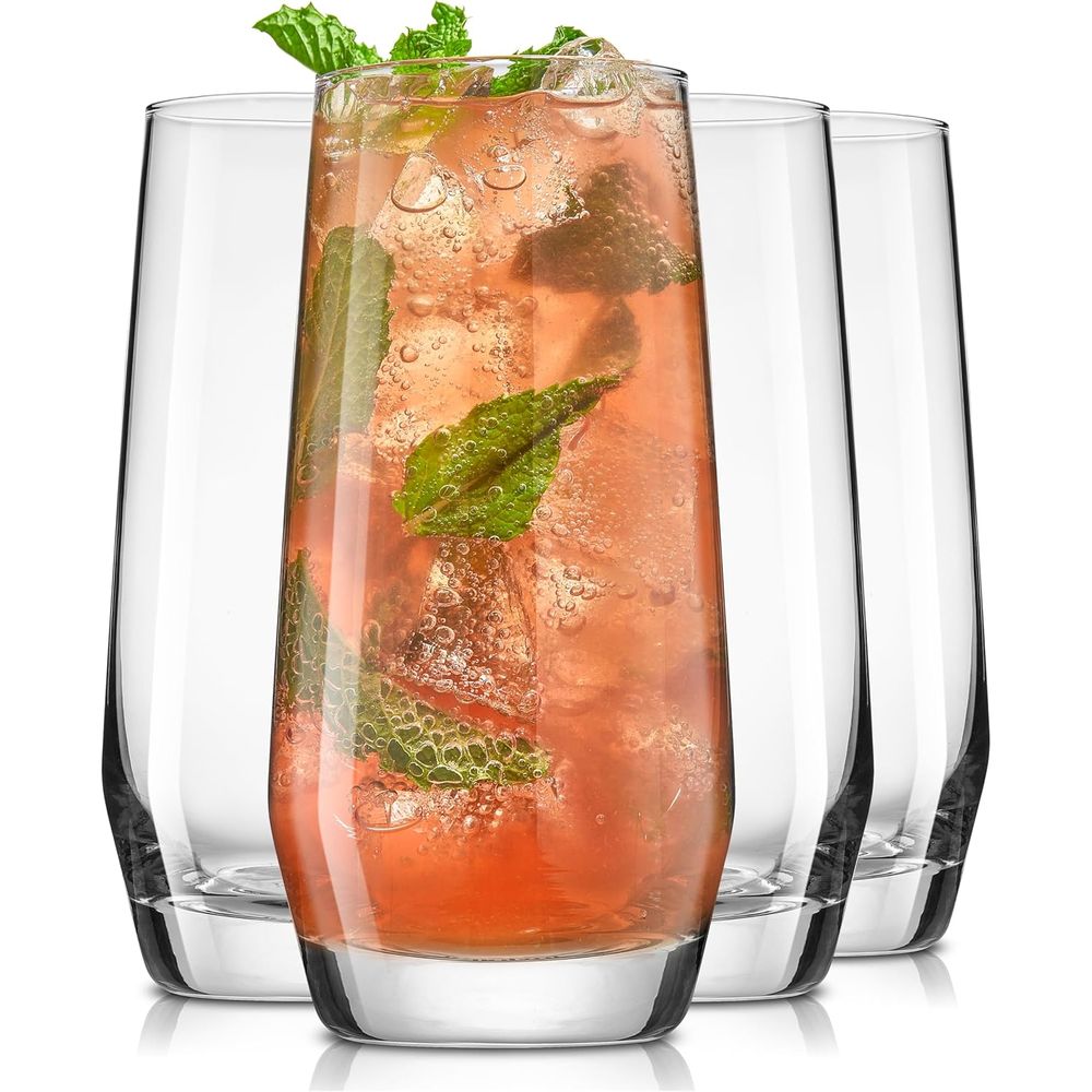 Highball Glass Set - 18,5 oz Highball Glazen Set, 4-delige