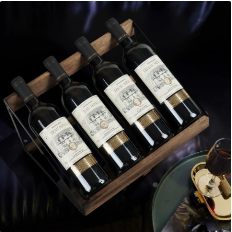 Houten wijnrek voor thuisbar,  - Home Bar Shelves recensie en prijs