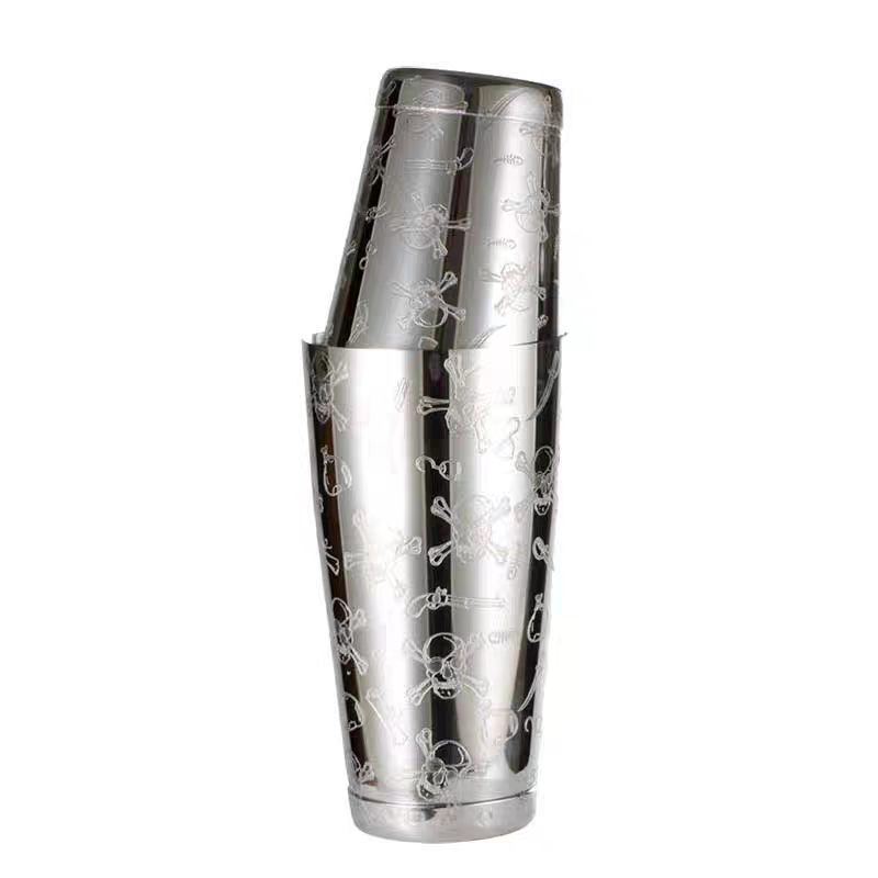 500 ml/800 ml Gravure Schedel  - Boston Shaker Set recensie en prijs