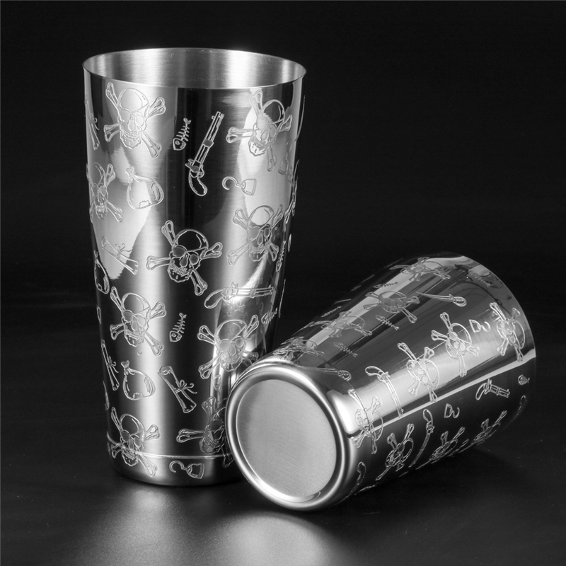 500 ml/800 ml Gravure Schedel  - Boston Shaker Set recensie en prijs