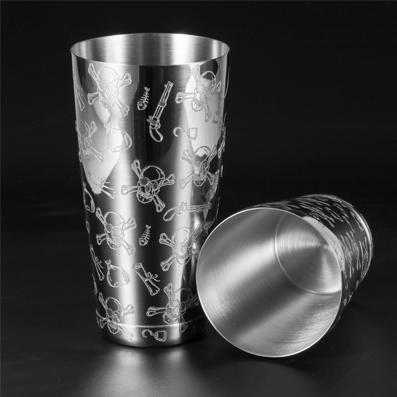500 ml/800 ml Gravure Schedel  - Boston Shaker Set recensie en prijs