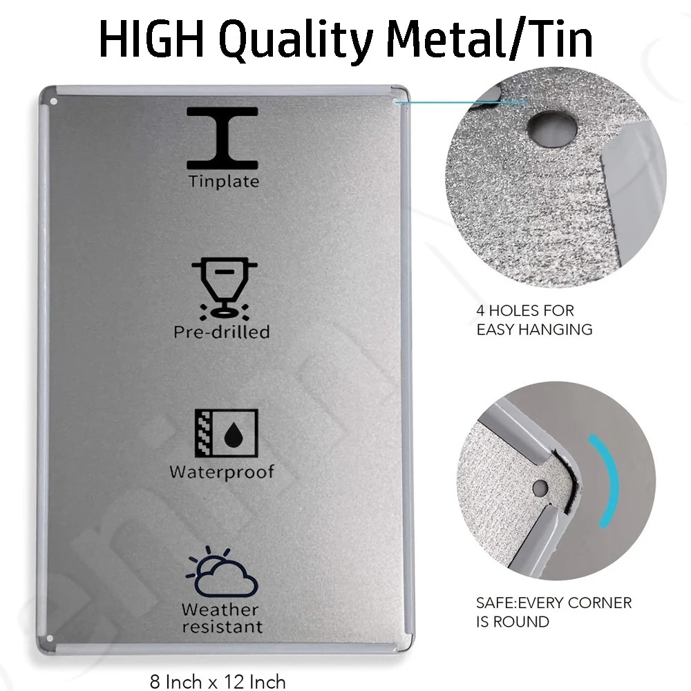 Gepersonaliseerd metalen bord  - Home Bar Cafe recensie en prijs