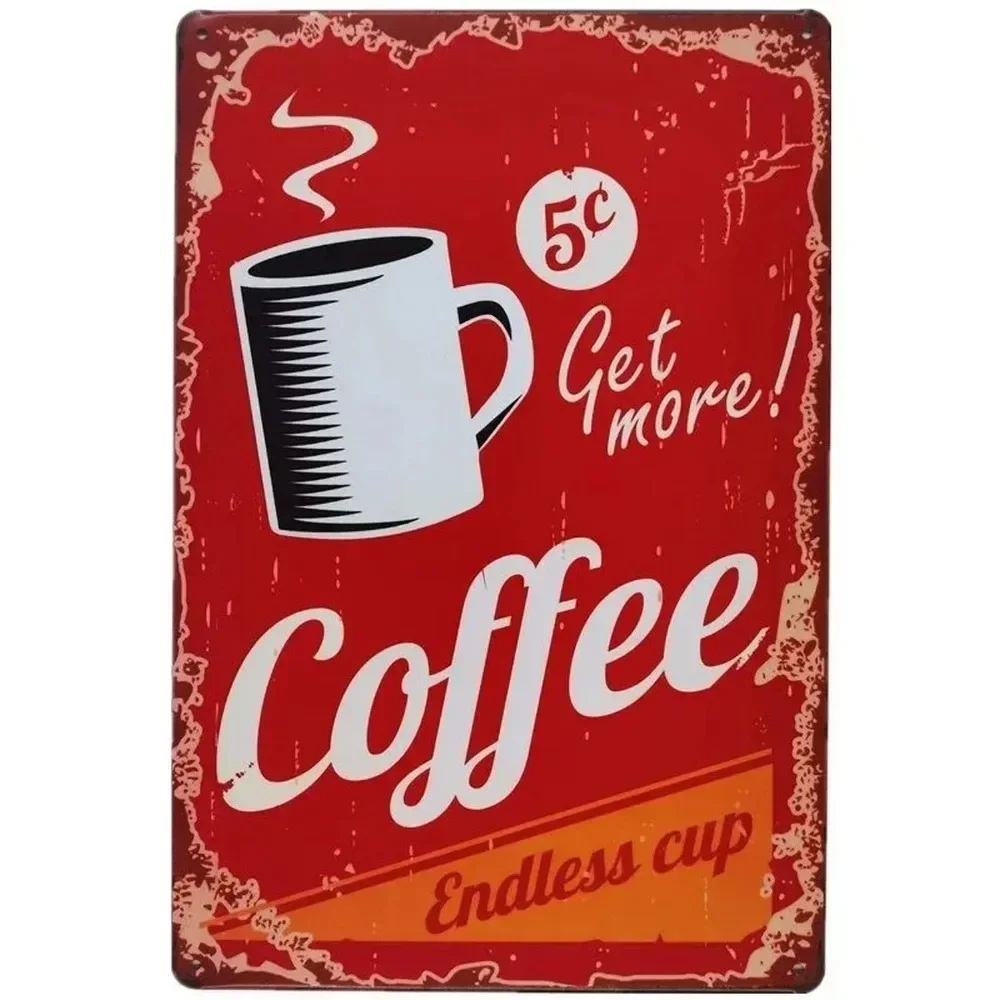 Plaquette Metalen Borden Drink - Home Bar Cafe recensie en prijs
