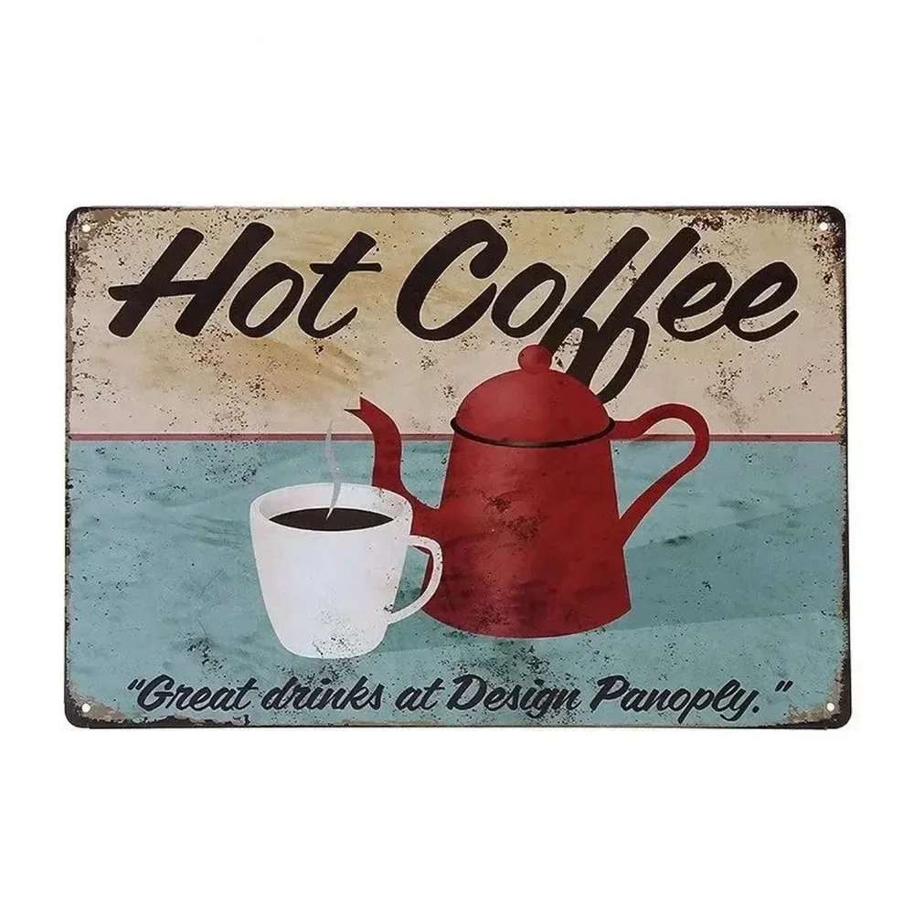 Plaquette Metalen Borden Drink - Home Bar Cafe recensie en prijs