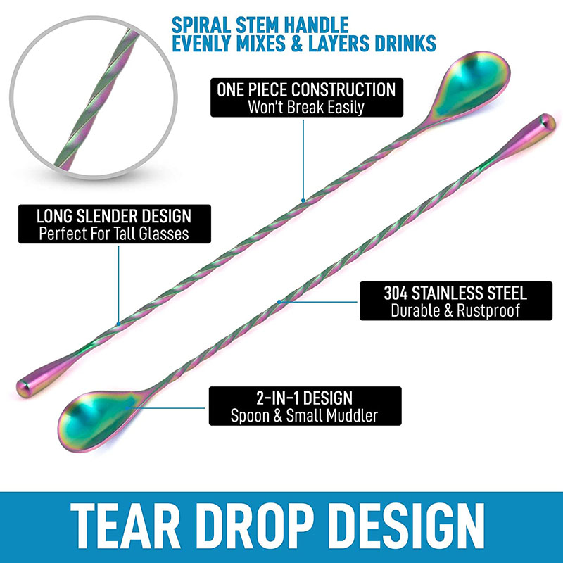 30 cm/40 cm/50 cm Teardrop Coc - Bar Spoon Twisted recensie en prijs