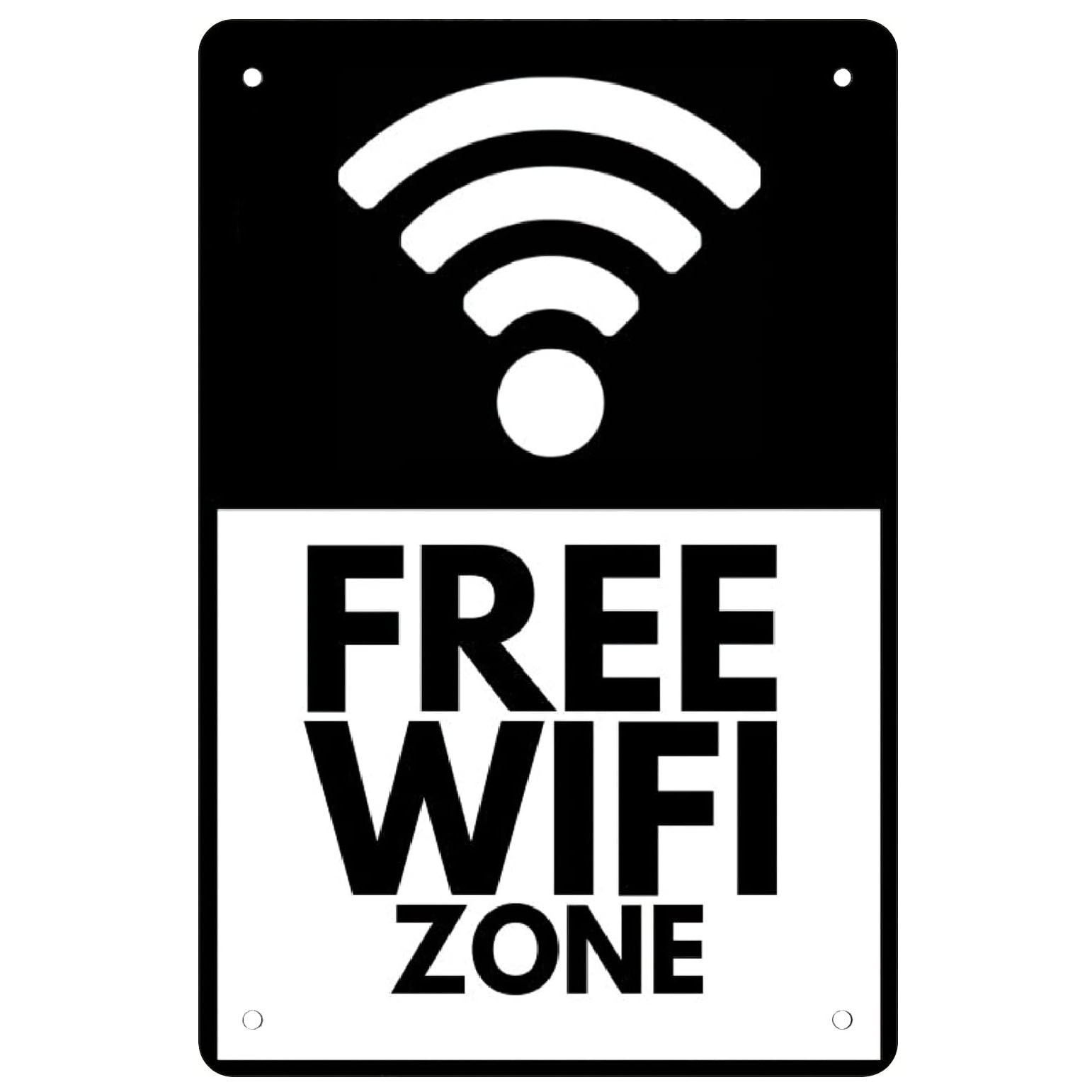Metalenen blikken borden met w - Home Bar Cafe recensie en prijs