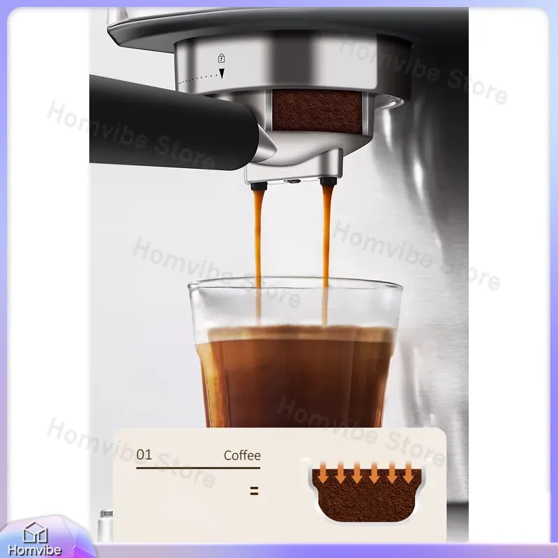 RVS Espressoapparaat 20 Bar, d - Home Barista recensie en prijs