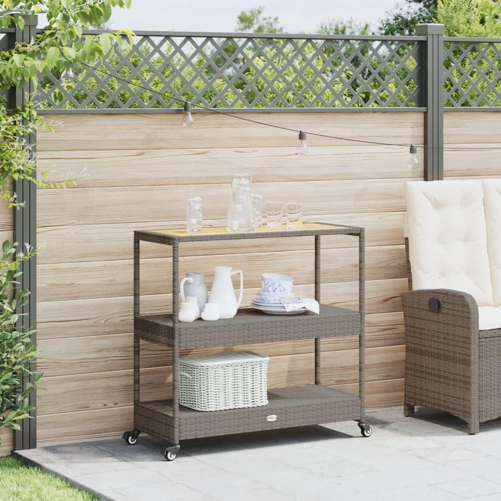 3-laags buitenbarwagen, mobiel - Home Bar Shelves recensie en prijs
