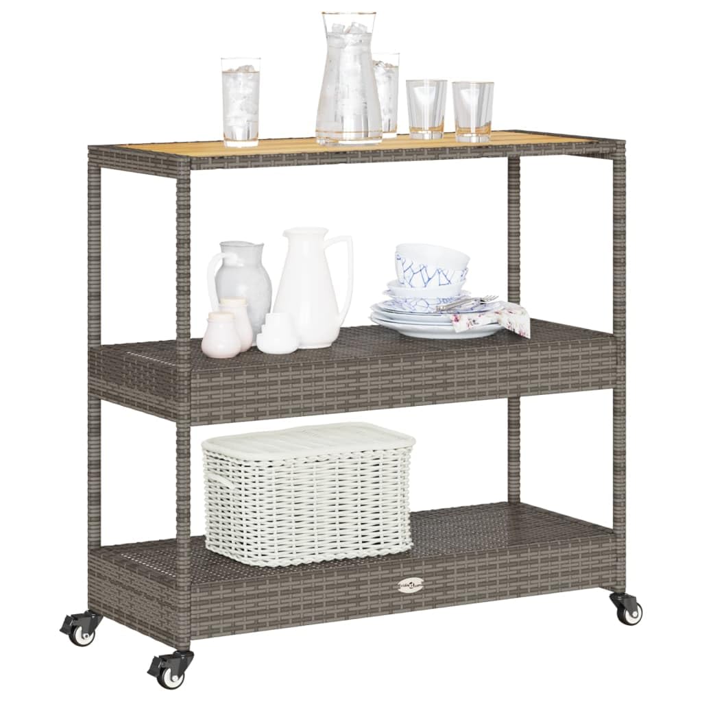 3-laags buitenbarwagen, mobiel - Home Bar Shelves recensie en prijs