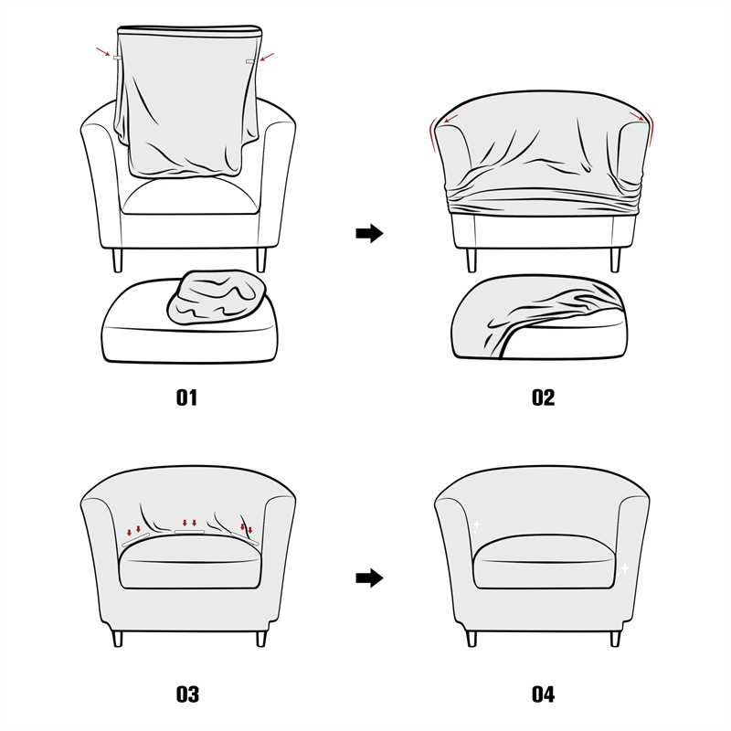 Effen Kleur Club Fauteuil Cove - Home Bar Lounge recensie en prijs