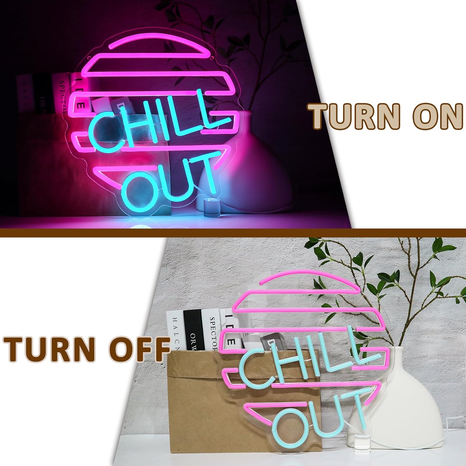 Relaxen Neonbord Voor Wanddeco - Home Bar Lounge recensie en prijs