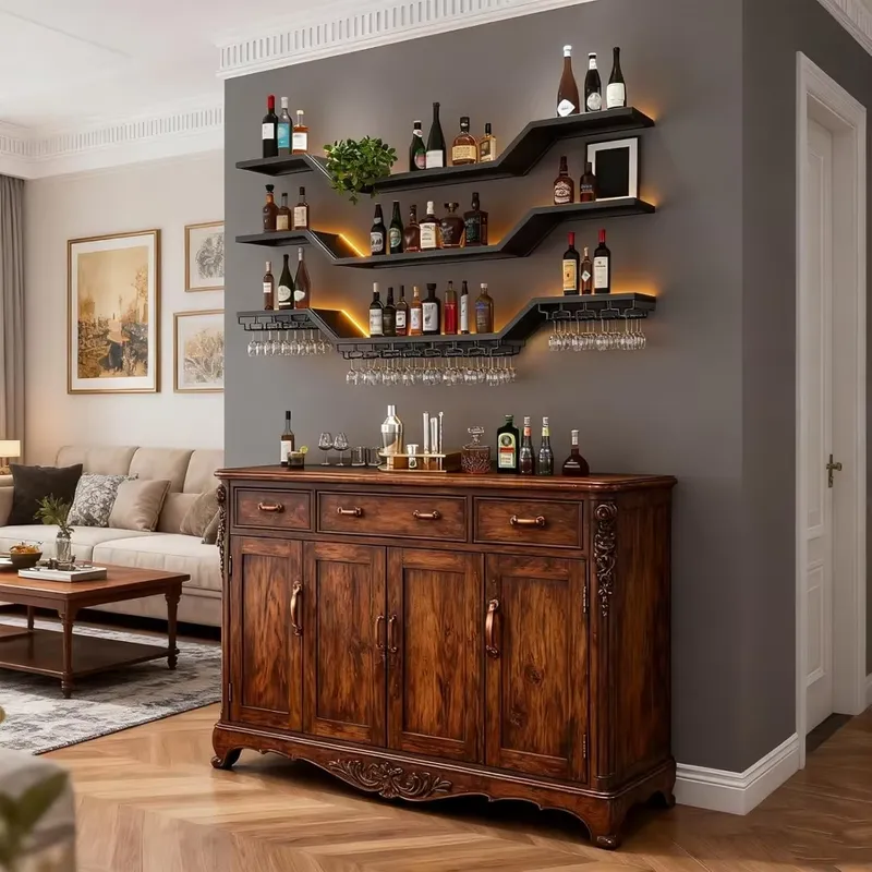 70,8 inch LED wandgemonteerde  - Home Bar Shelves recensie en prijs