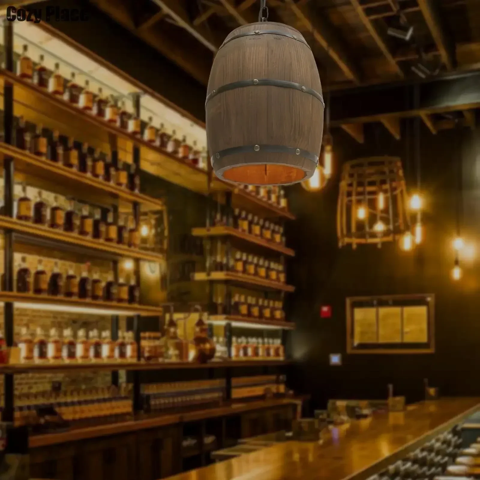 Rustieke lamp vintage kroonluc - Home Bar Cafe recensie en prijs