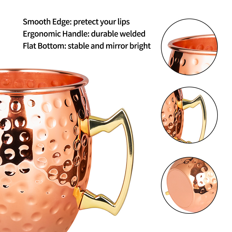 Moskou Muilezel Roestvrijstale - Mule Copper Mug recensie en prijs